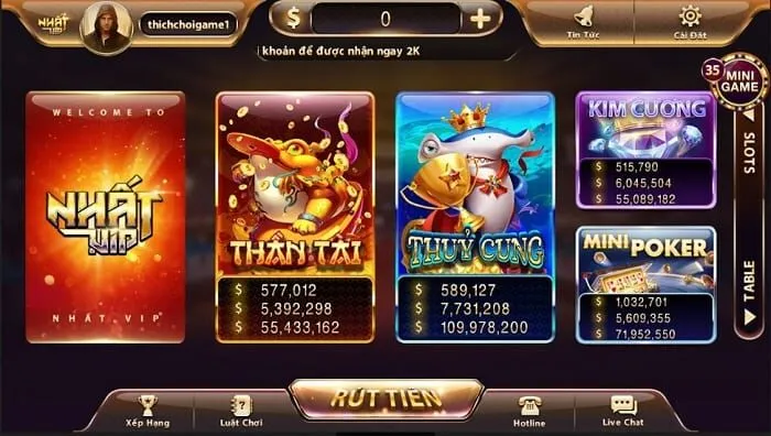 Những ưu điểm nổi bật của cổng game Nhatvip