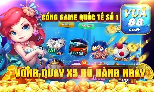 Cổng game đổi thưởng Vua88 hỗ trợ nạp/rút tiền nhanh chóng