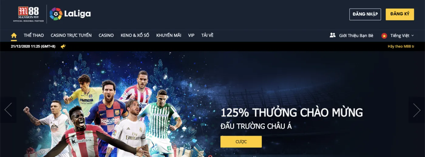 Nhà cái M88 là địa chỉ cược thủ có thể yên tâm khi chọn cá cược